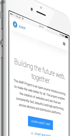 Grafik Mobile Optimierung zum Thema Webseite mit accelerated mobile pages amp erstellen lassen