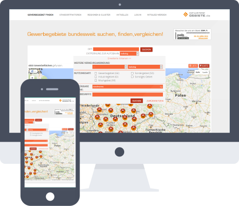 Grafik Beispiel Gewerbegebiete.de Vorher zum Thema Webdesign erstellen lassen